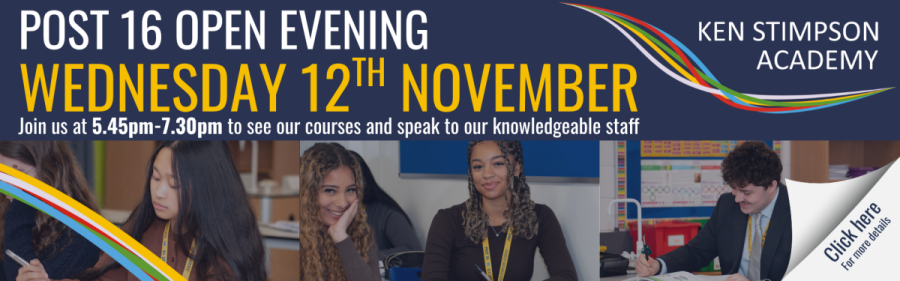 Post 16 Open Evening 2025 - Wednesday 12th November Post 16 Open Evening 2025 - Wednesday 12th November